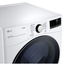 LG Secadora Gas 22 kg white DF22WV2R