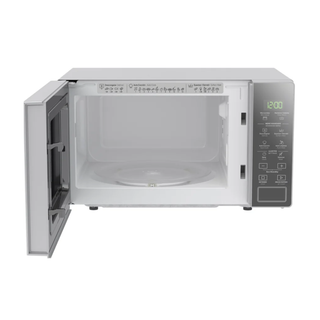 Whirlpool microondas 0.7 pies plateado acabado espejo WM1807D